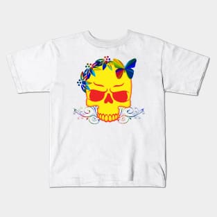 Colorful Skull Kids T-Shirt